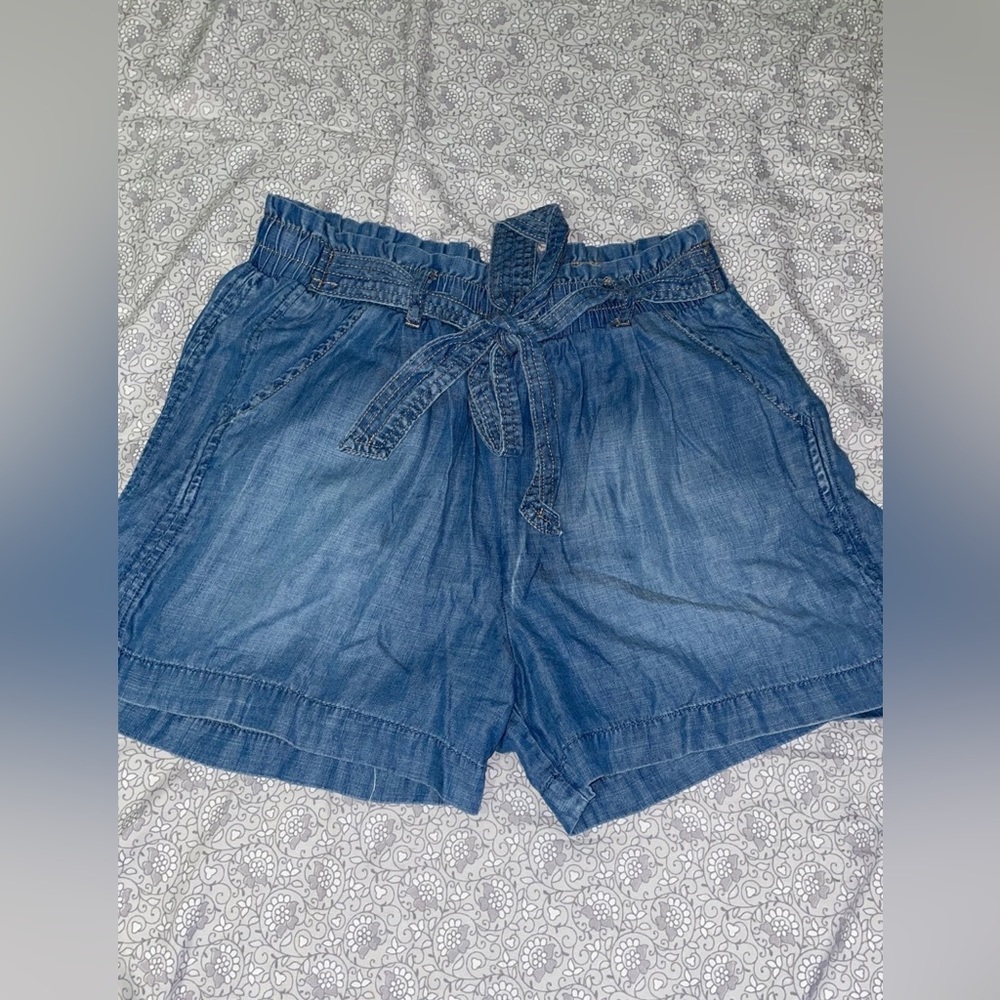 Target mid-rise paperbag shorts